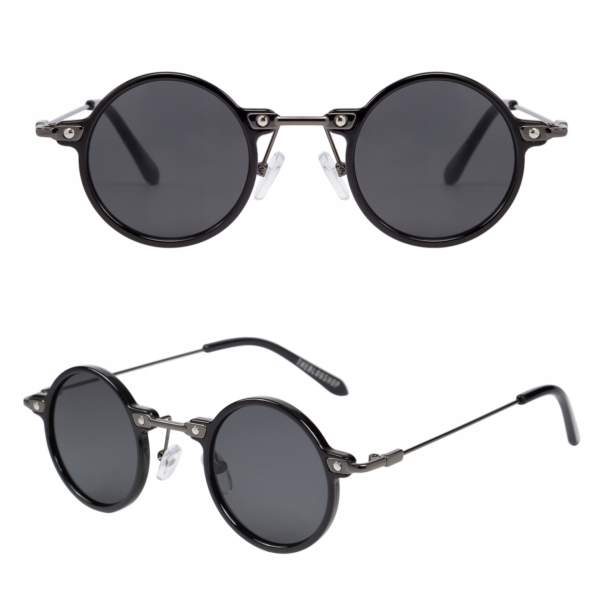 

Okulary Lenonki Małe Okrągłe Grunge Boho Filtr Uv