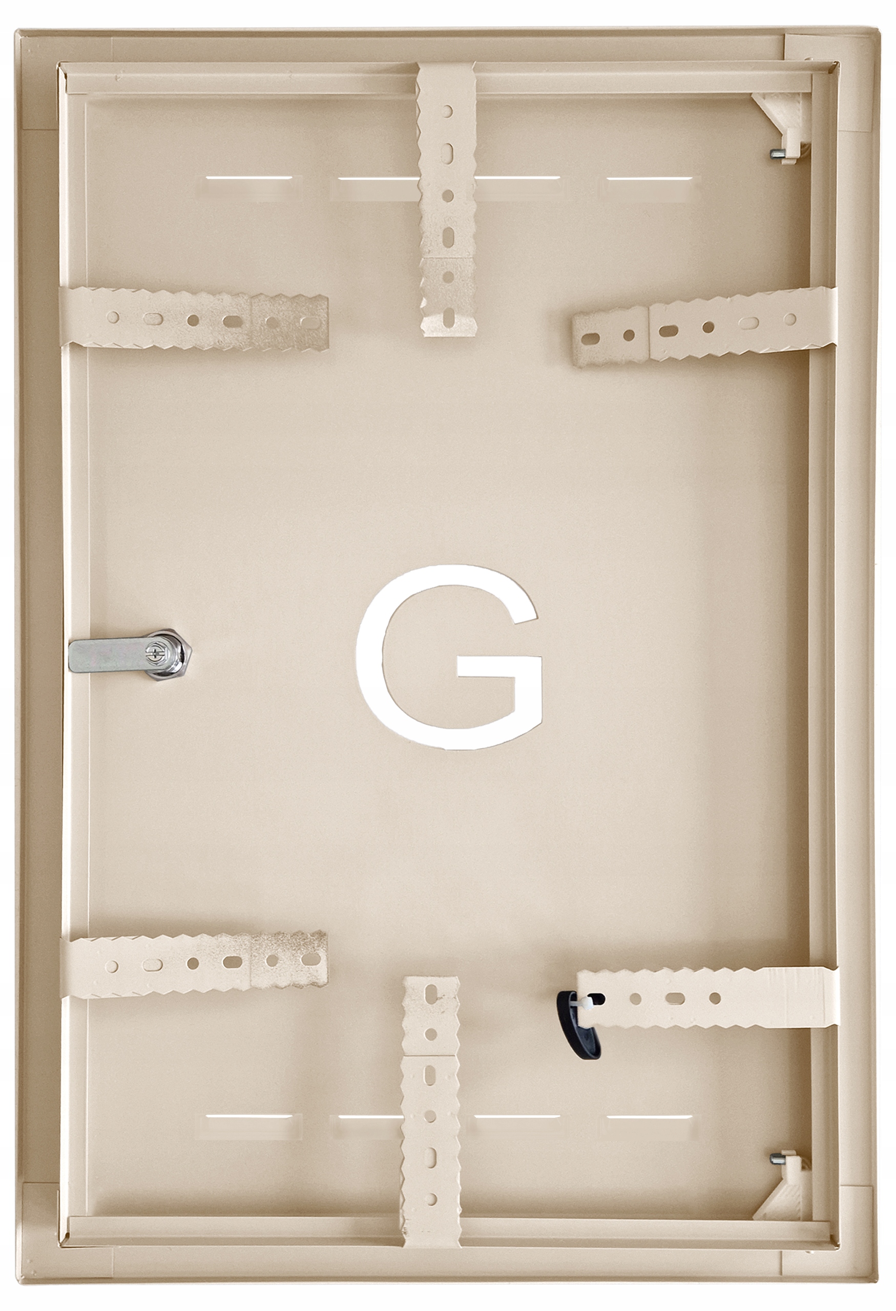 DRZWICZKI GAZOWE BEŻOWE 60x50 OSŁONA NA GAZOMIERZ Kod producenta DGWL/60x50/BŻ