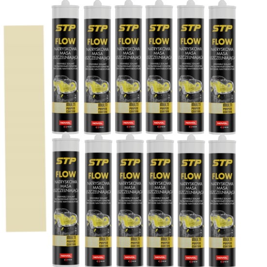 NOVOL MASA NATRYSKOWA STP FLOW 12x 290ml BEŻOWA