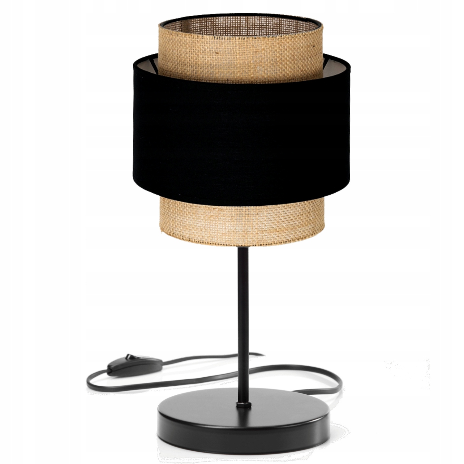 Stolní Noční stolní lampa Boho Juta Led Edison E27