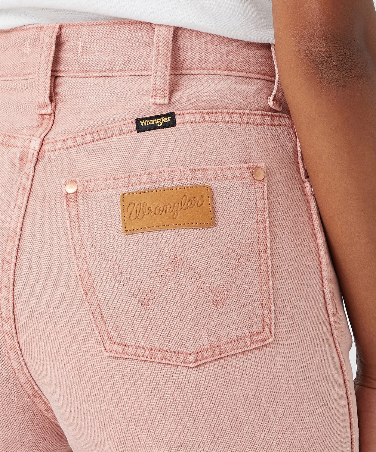 Jeansy Wrangler Mom Jeans W246XZ46N Rose W27/L34 Model Mom Jeans