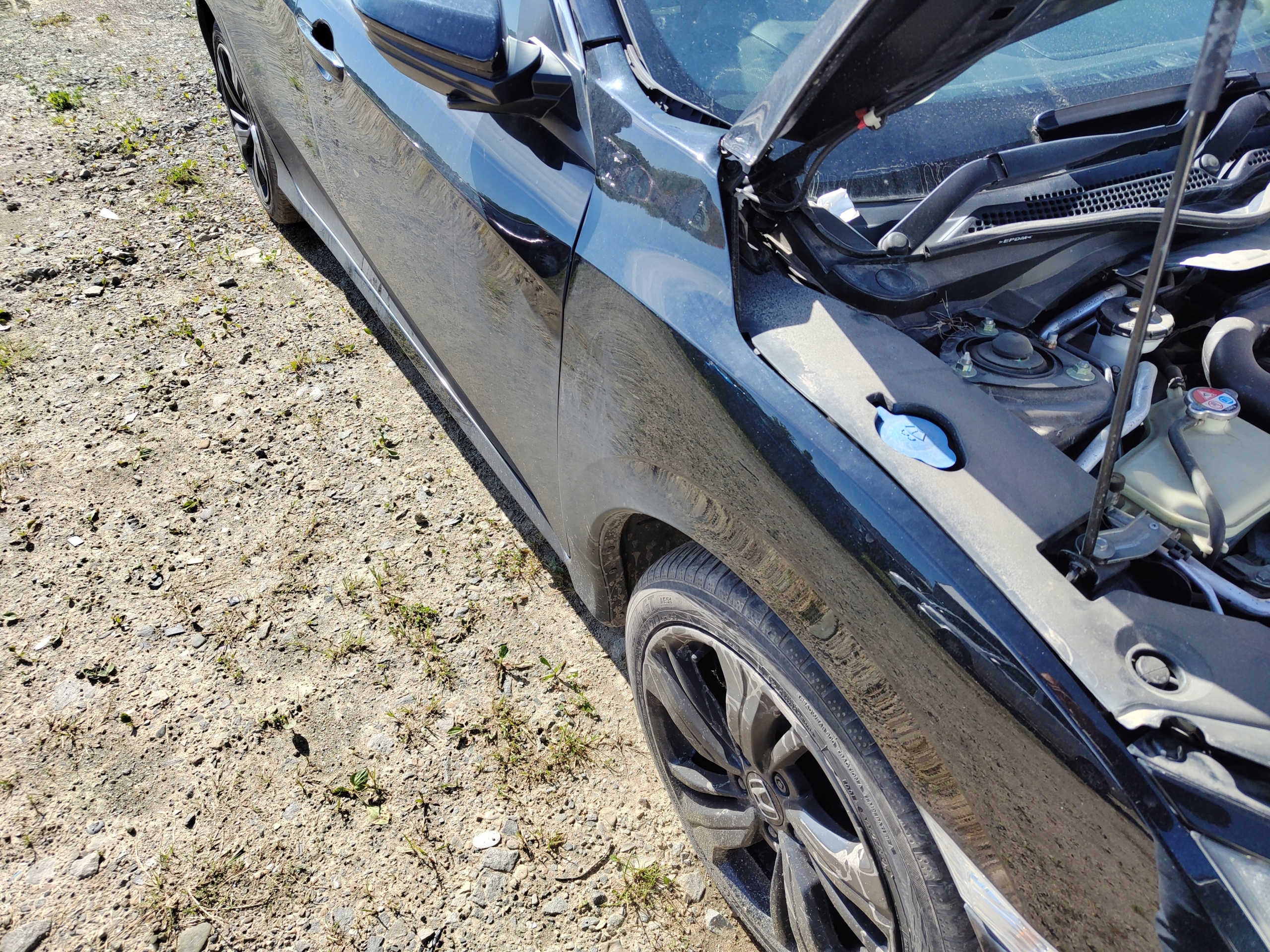 КРИЛО ЗАД. ДАХ ЧЕТВЕРТИНА ЛОНЖЕРОН ПЕРЕД ФАРТУХ HONDA CIVIC X Nh731p