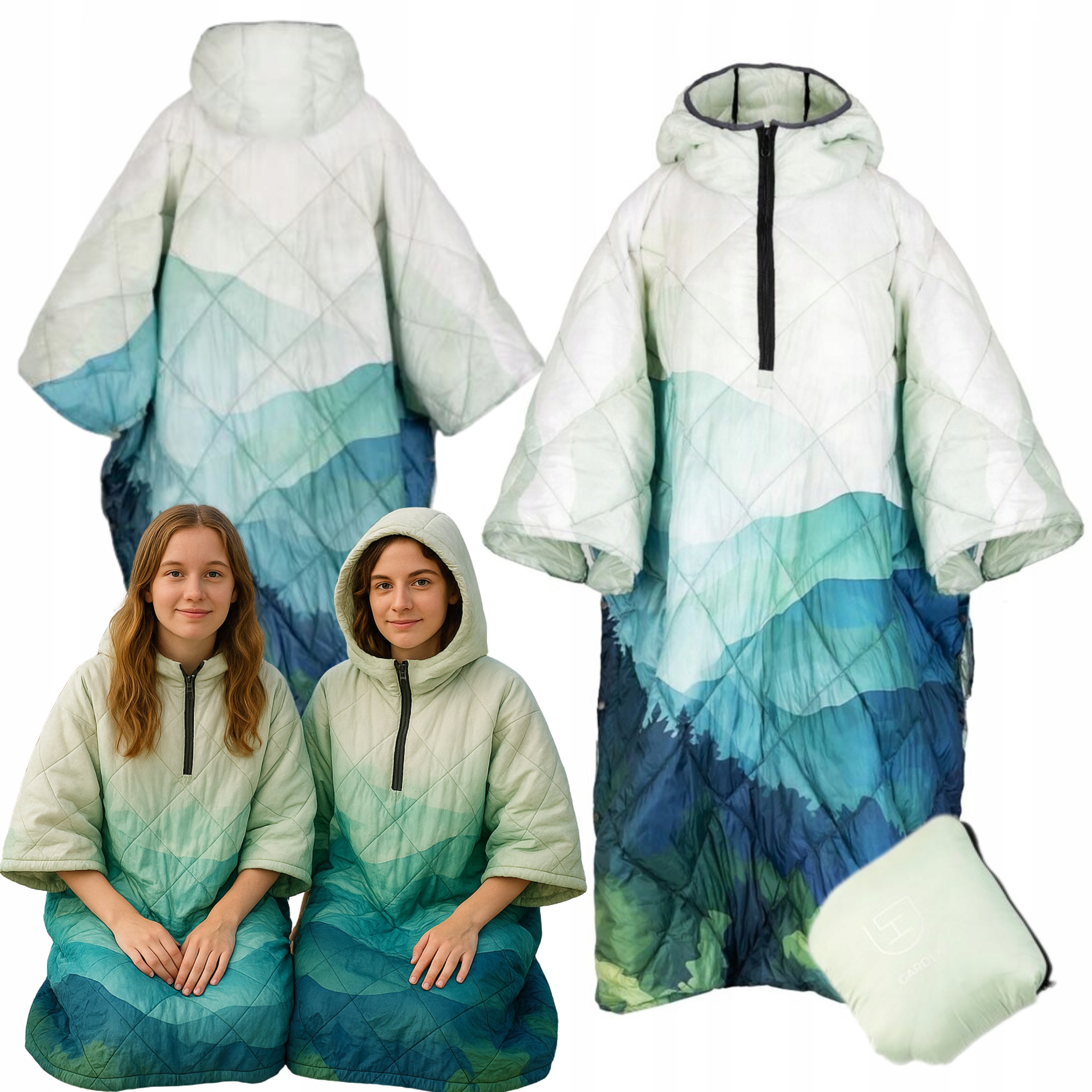 Pončo Pláštěnka Pončo Proti Dešti Unisex Barva Pánské Dámské