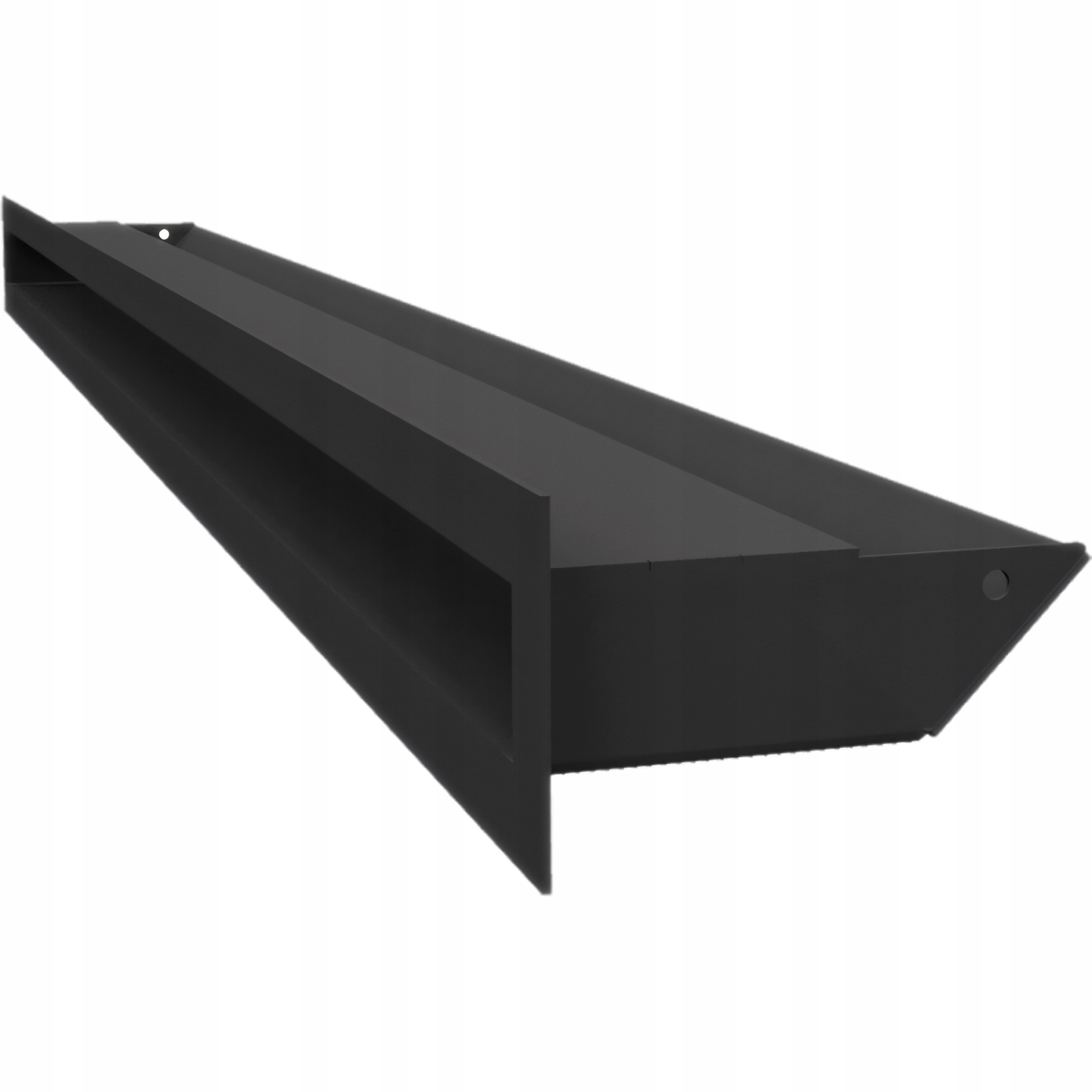 Větrací krbová mřížka Luft Sf Slim 6x100 cm černá