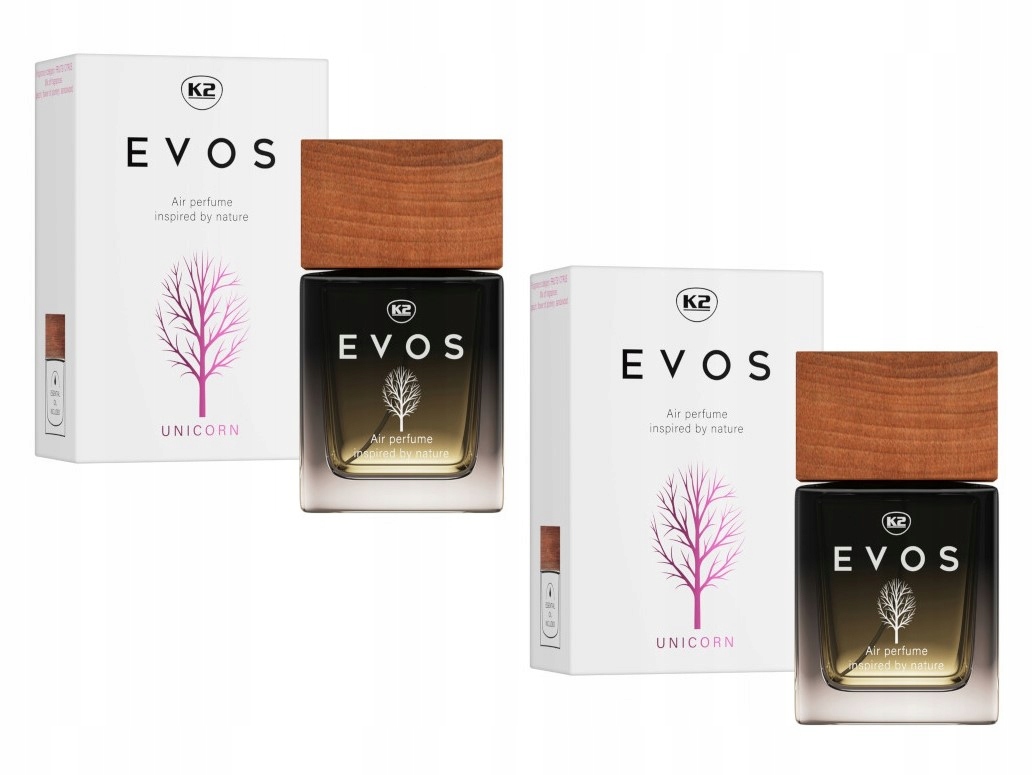 K2 Evos Unicorn Flakon Perfumy Do Auta 2 x 50ml