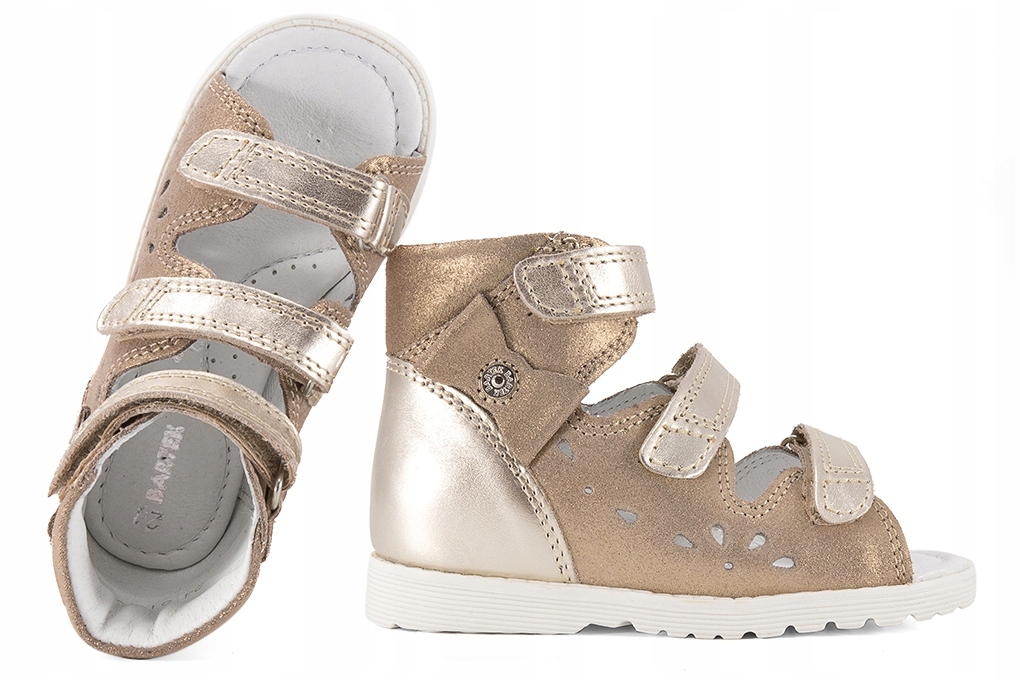 

Bartek 81803 Profilaktyczne Sandałki Orto Złoty 23