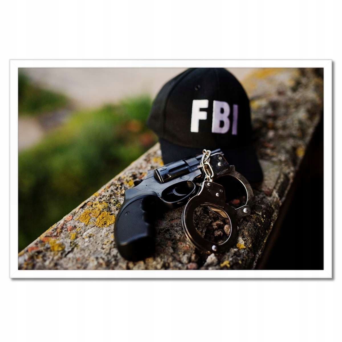 Plakáty v rámu 60x40 Fbi Pouta Revolver
