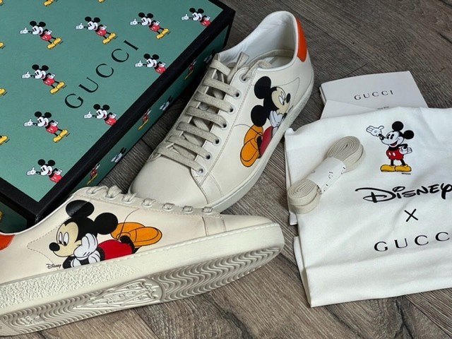 Disney✖Gucci GUCCI ACE DISNEY - ORYGINALNE MICKEY MOUSE 43 / 44 • Opinie