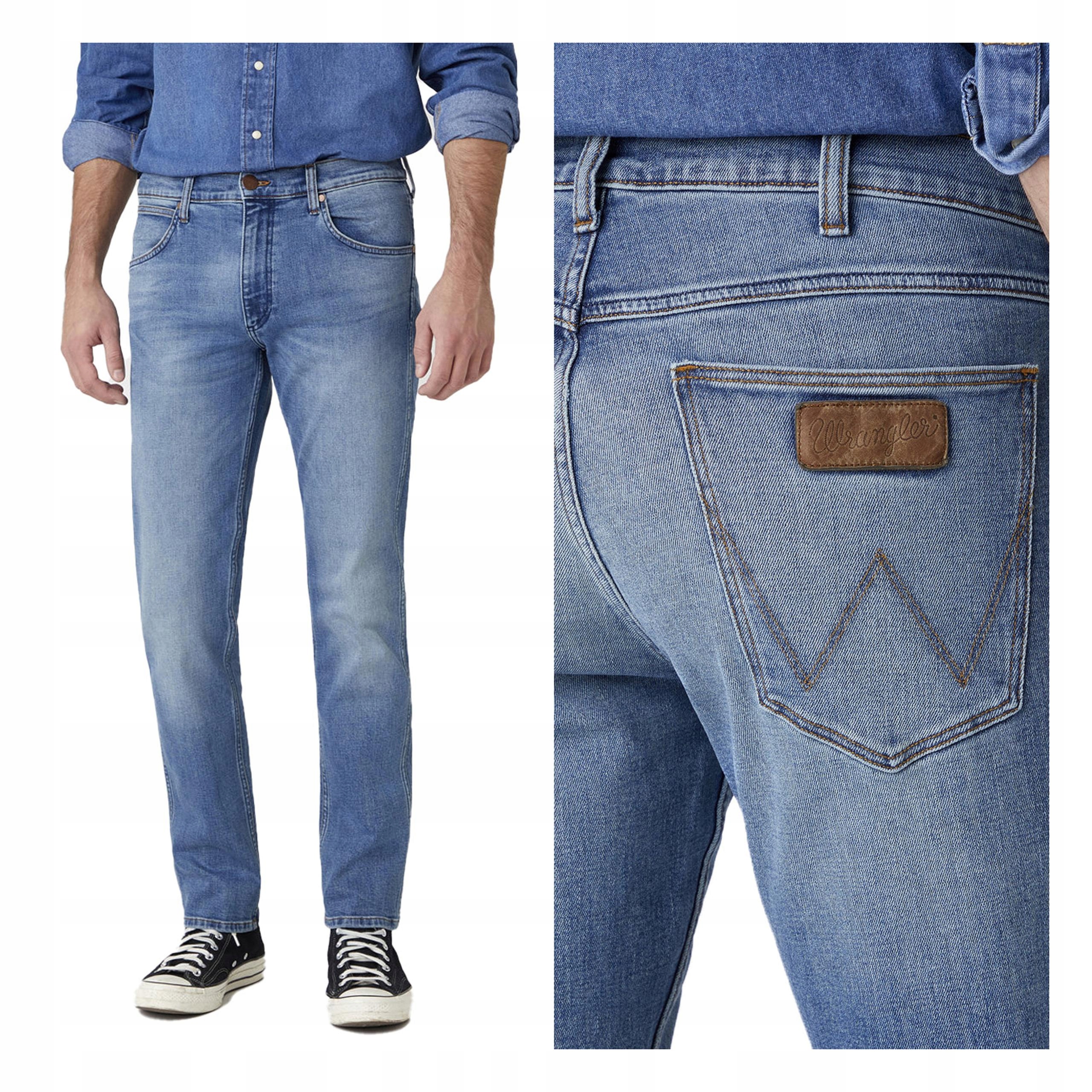 Wrangler zelené pánské džínové kalhoty w38 l32