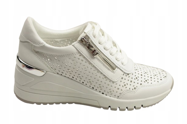Polobotky Tenisky Marco Tozzi 2-23501-44 Bílá Ažurová vel. 41