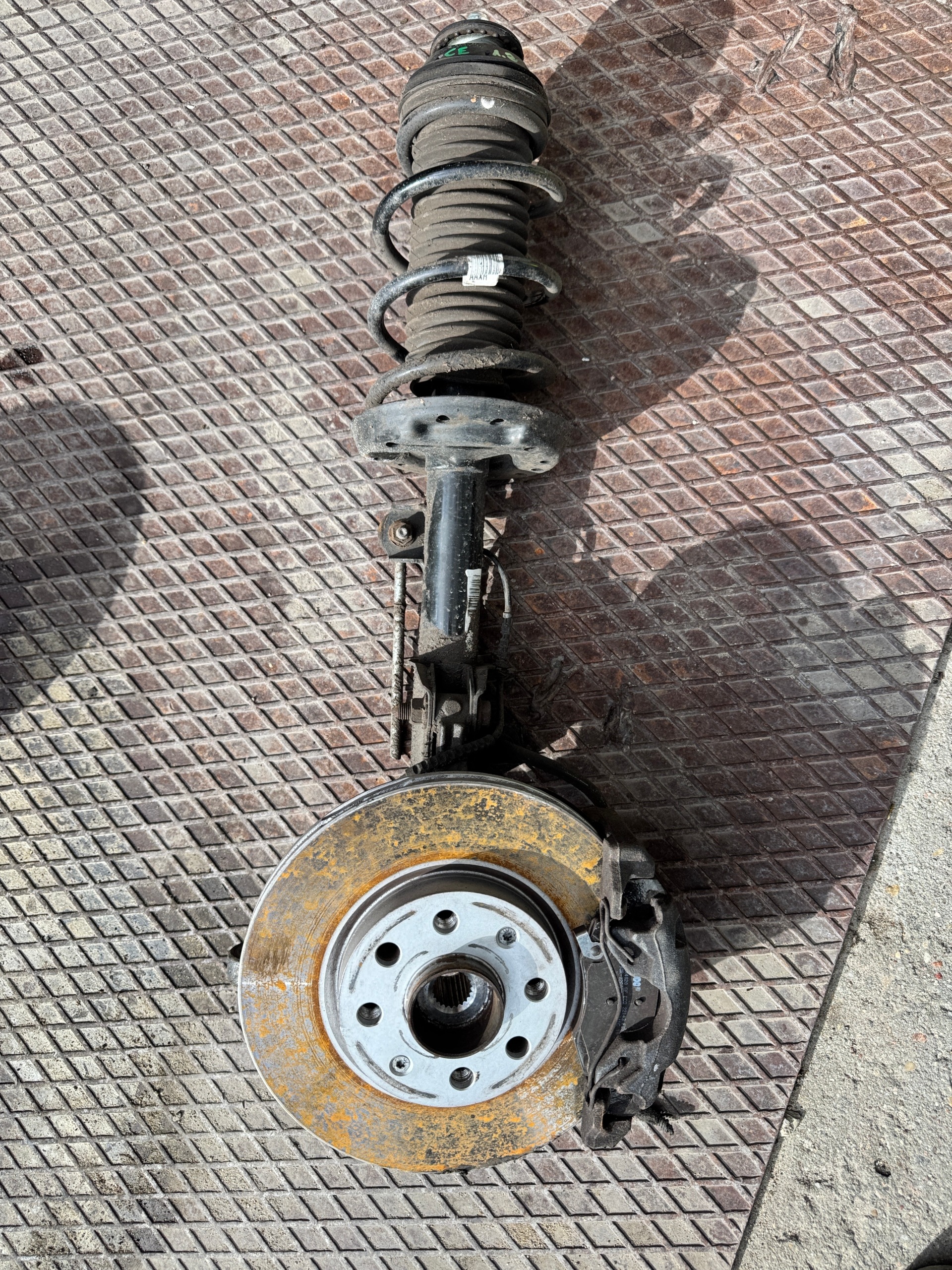 OPEL CORSA E ADAM achsschenkel radnabe radlager KOPYTO stoßdämpfer rechts vorne 1.2 1.4