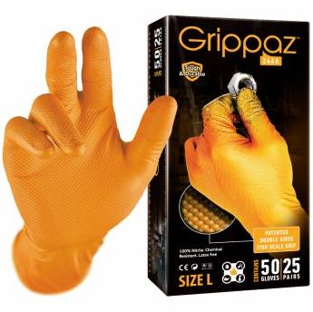 RĘKAWICE NITRYLOWE RĘKAWICZKI MOCNE XXL 50s. GRUBE