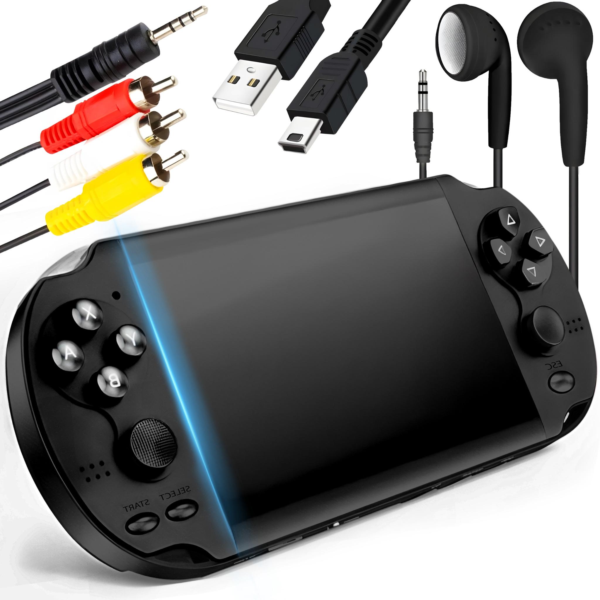 Mini Přenosná Konzole X Pro Hry Retro 100+ Her 8 Gb Pl Menu Tv 5,1"