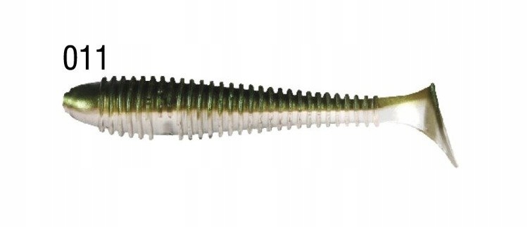 5x Guma Łowna Przynęta Na Sandacza Szczupaka Grubber Shad 12cm 011 Konger