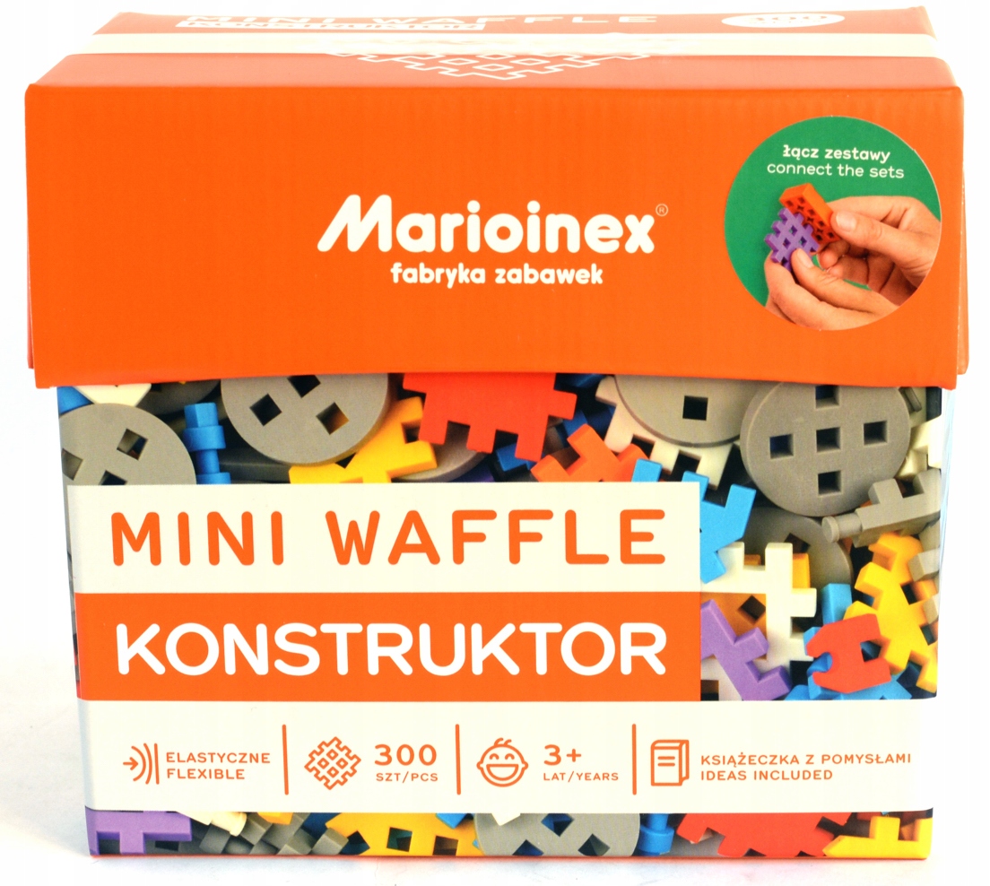 

Mini Waffle Konstruktor 300 El 3+ Marioinex