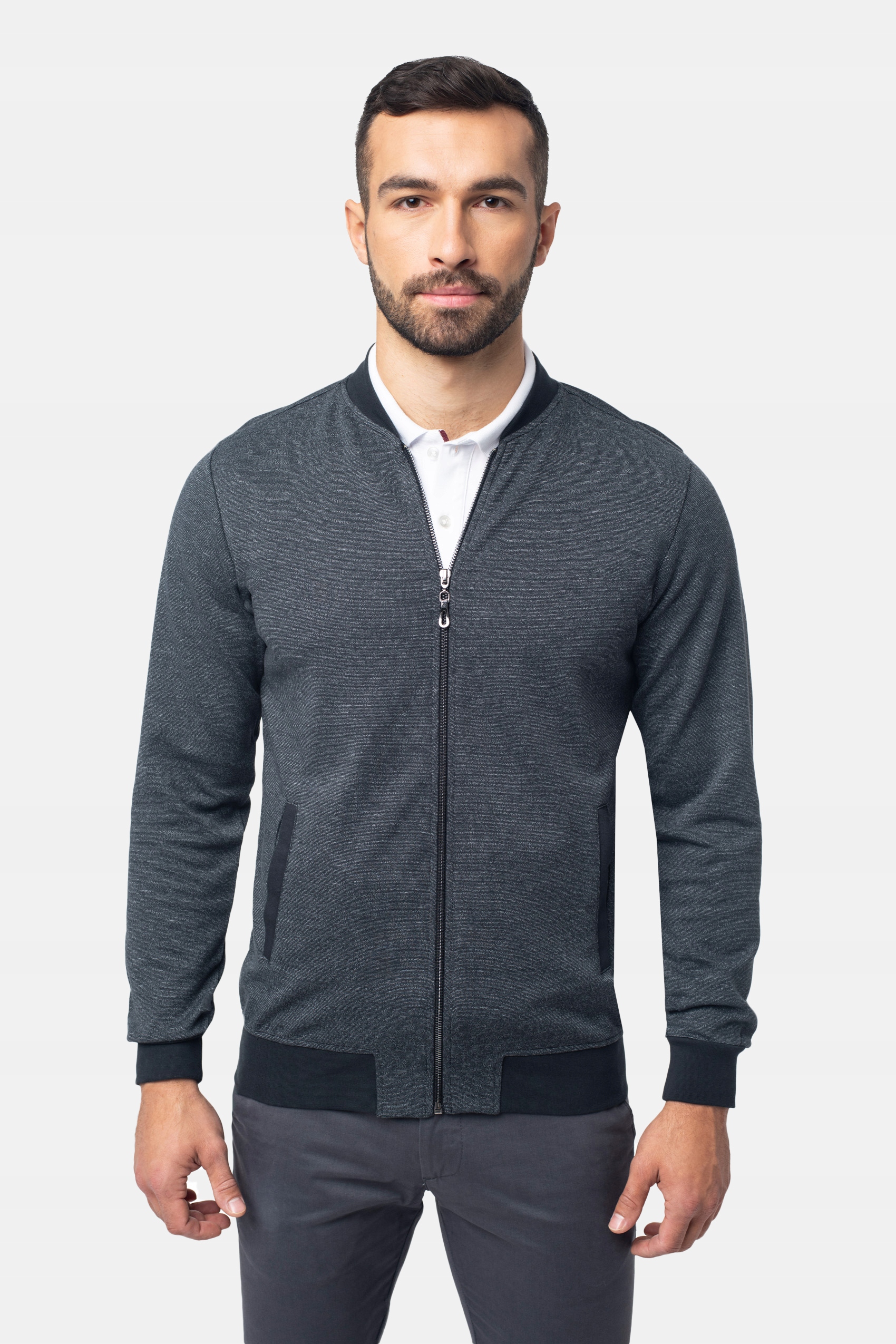 Bluza Rozpinana Męska Recman Talbot Kr Czarna M