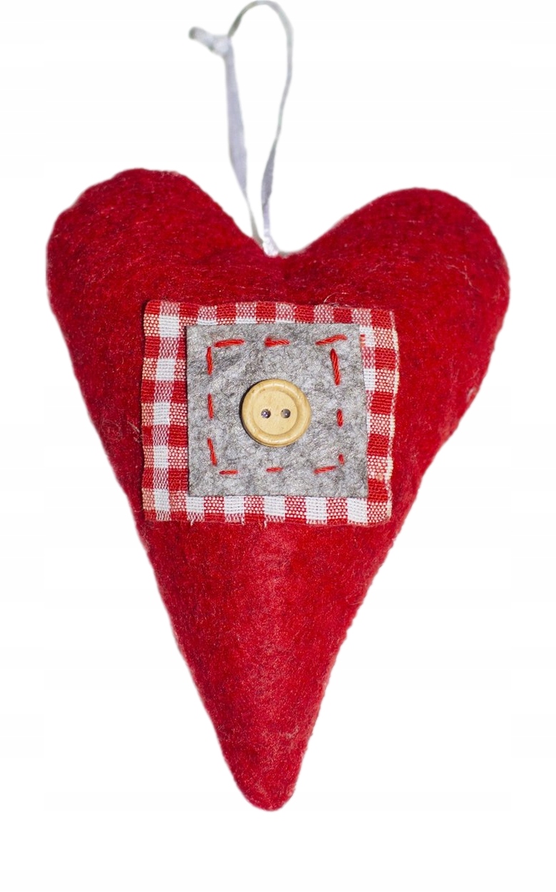 

Dekoracja Świateczna Xmas Serce zawieszka 12cm