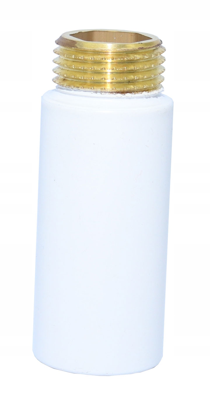 

Przedłużka Mosiężna Biała 1/2 Cala Długość 50mm