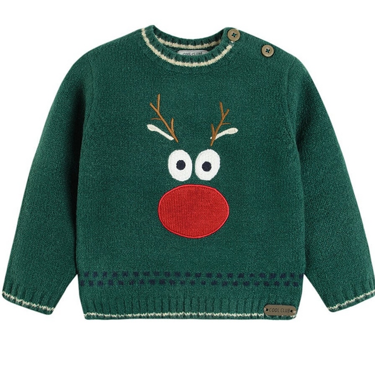 

Cool Club sweter świąteczny renifer r 80