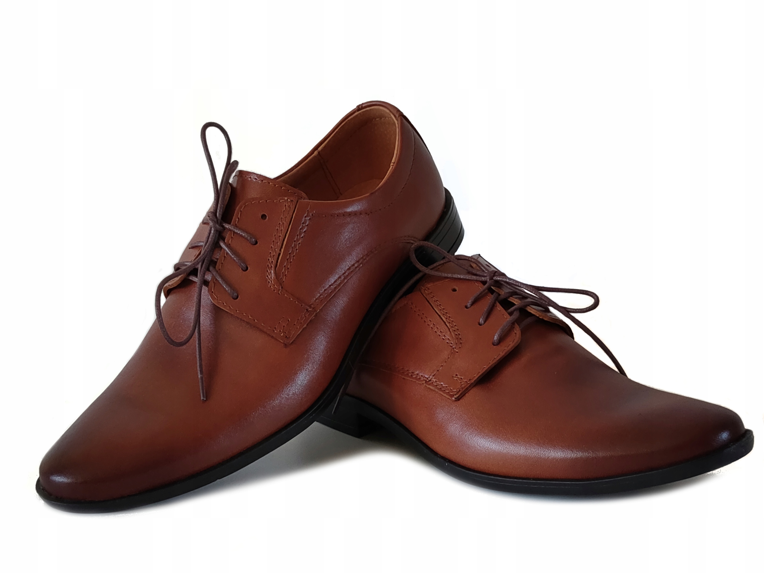 Bukat 247 společenské boty Polské hnědé 45 Kůže