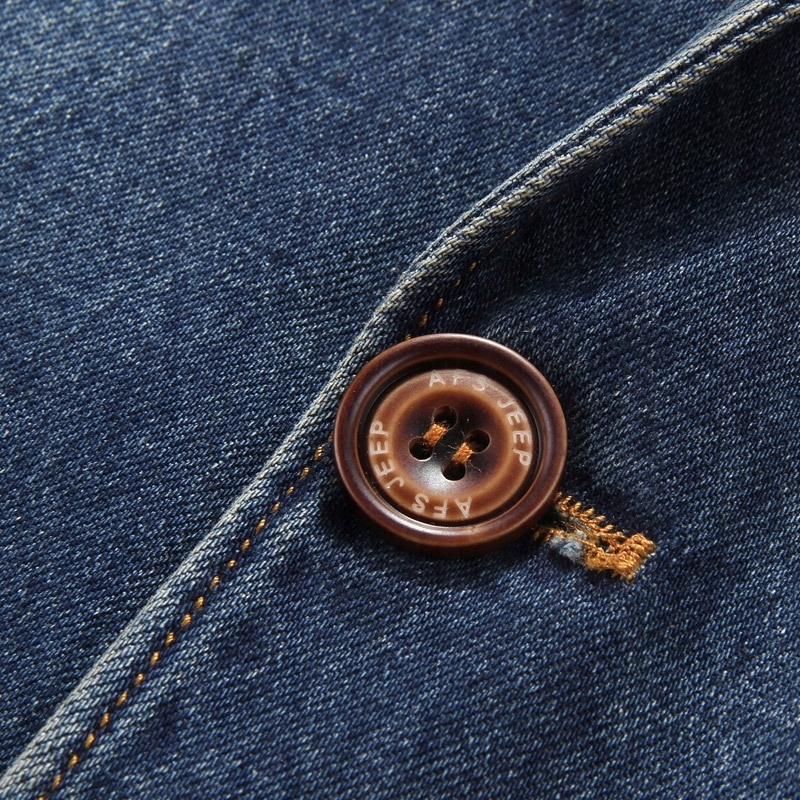 MODA MĘSKA KURTKA JEANSOWA MARYNARKA KLASYCZNAS Długość całkowita 4 cm