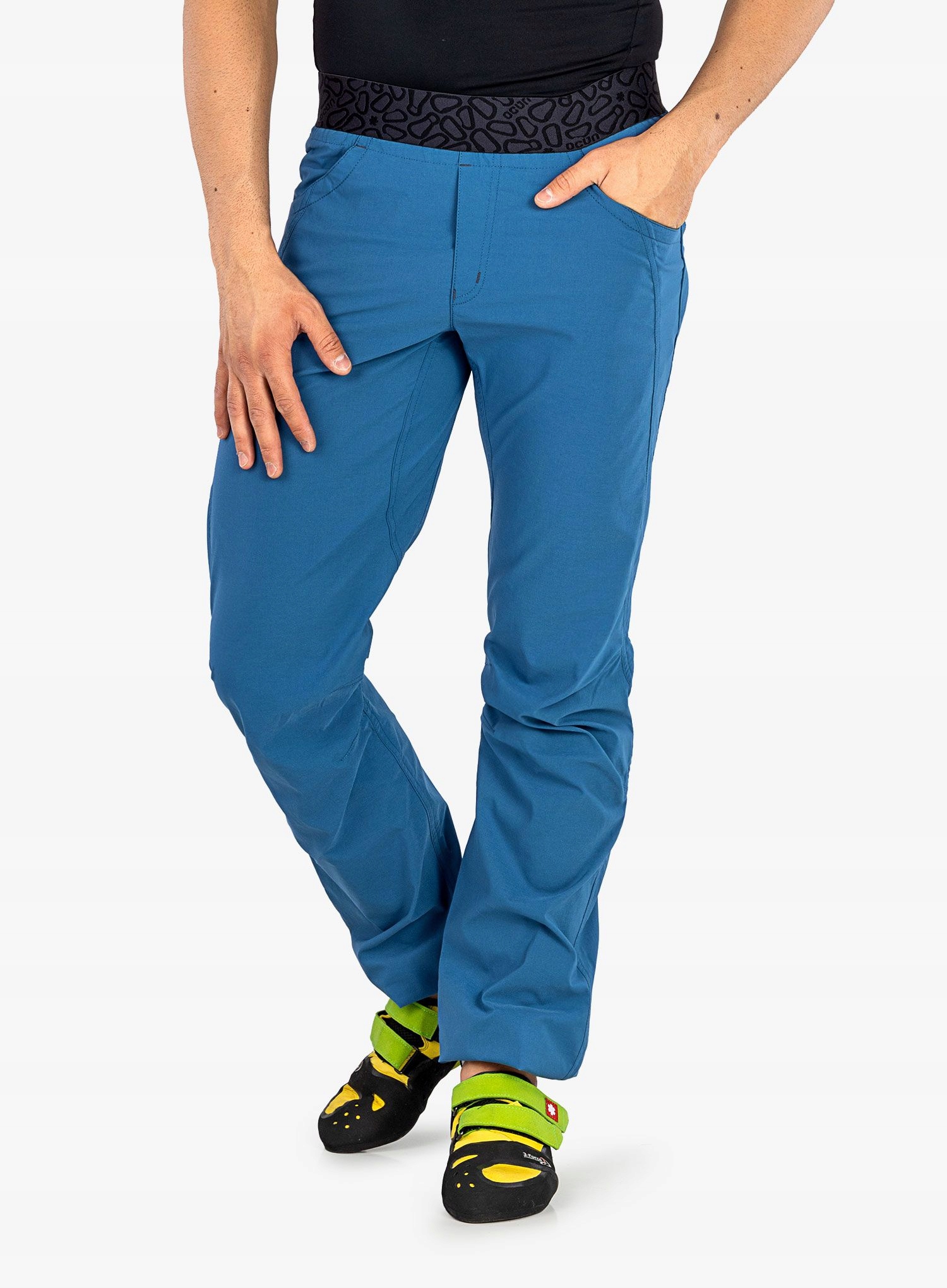 Lezecké kalhoty Ocun Mania Pants blue/midnight L