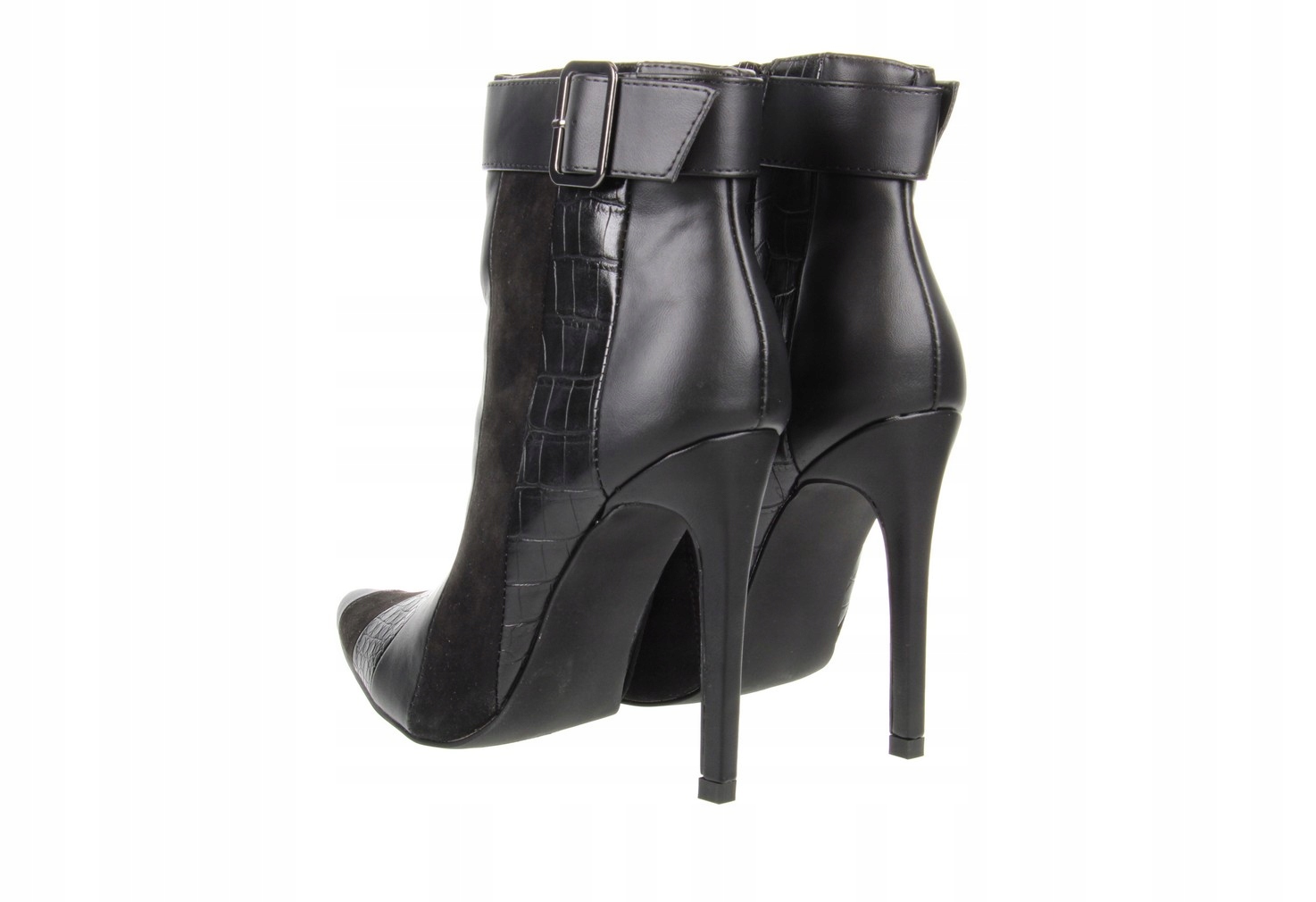 Justfab Kotníkové Boty Na Podpatku Černé Dámské Nad Kotník 40 40