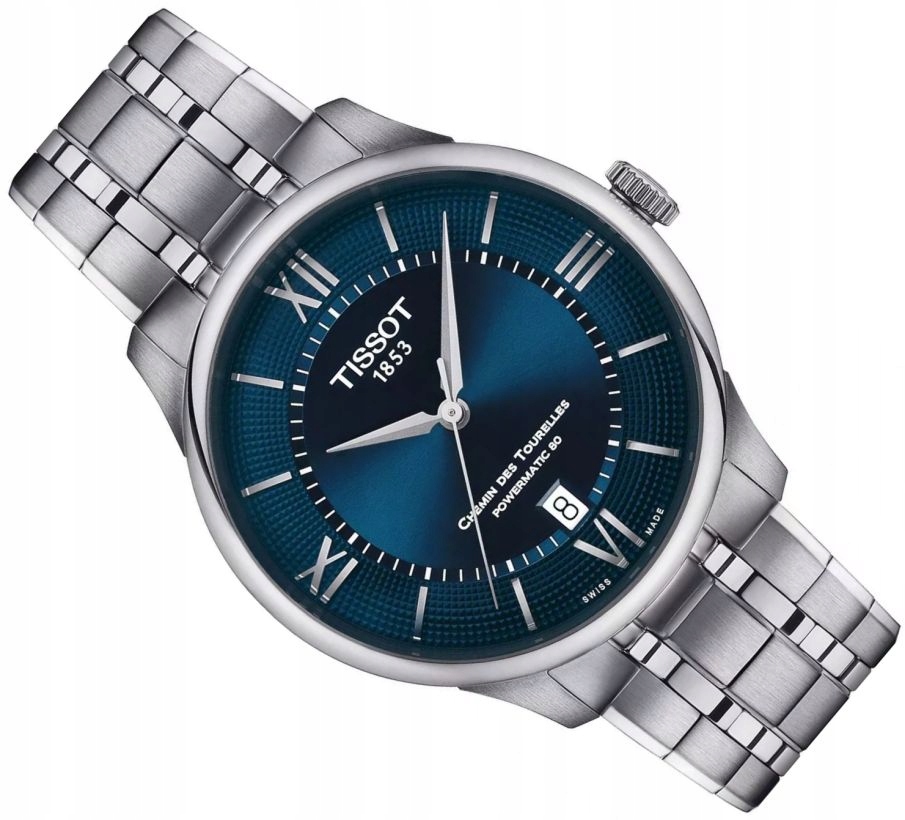 Švýcarské Pánské Hodinky Tissot Chemin Des Tourelles Elegantní Automat