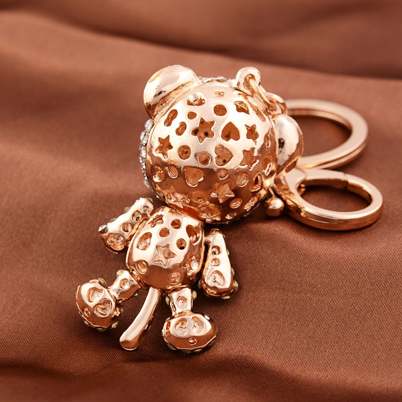 Brelok Breloczek Do Kluczy Złoty MIŚ Do Torebki Stan opakowania zastępcze