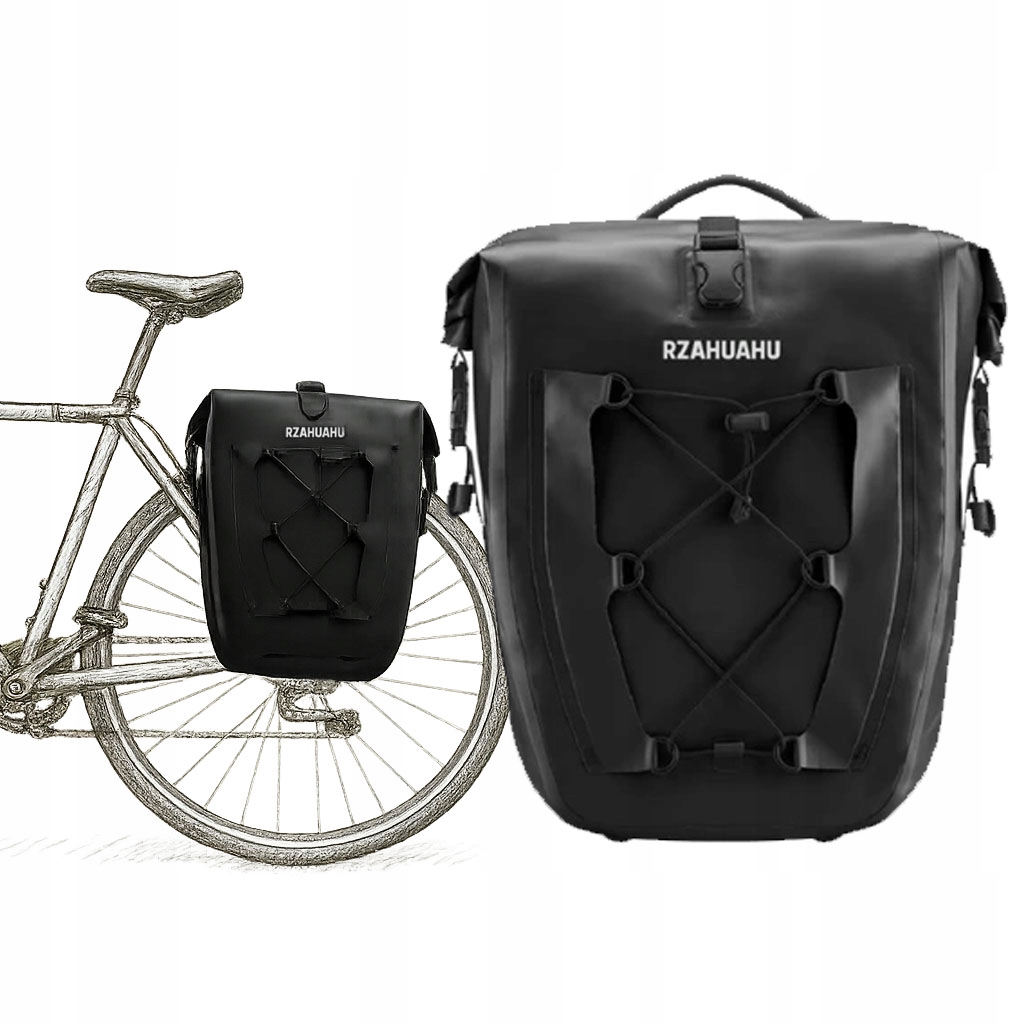 Taška Cyklistická Brašna nosič Voděodolná 25 l (ZR26)