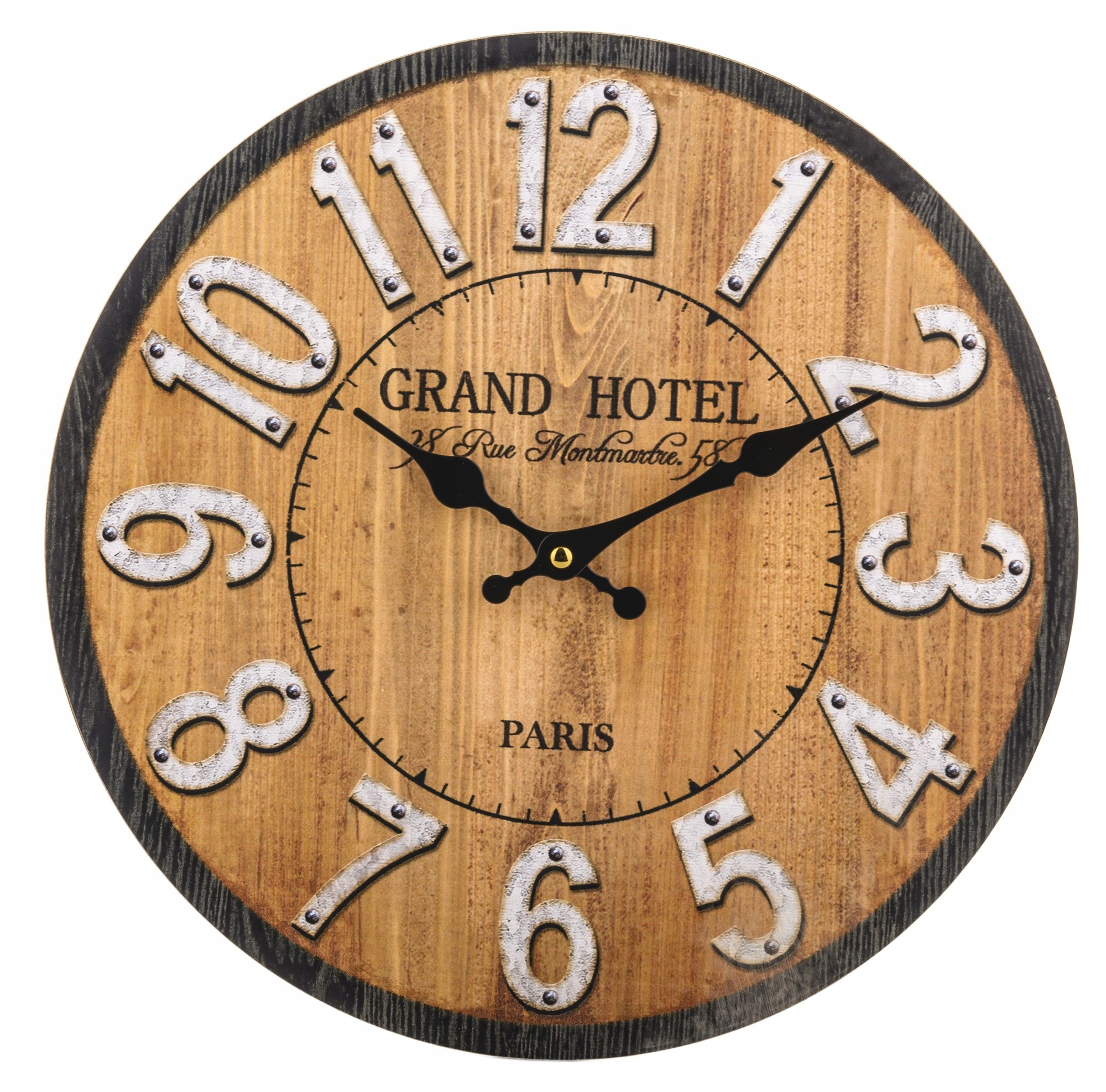 

Zegar Ścienny Okrągły Antyk Retro 34 CM