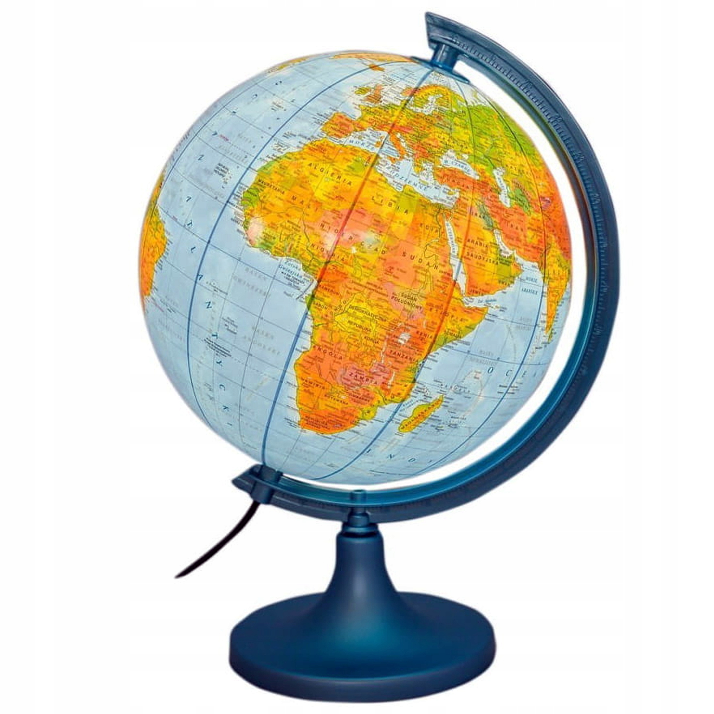 GLOBUS POLITYCZNO FIZYCZNY 250mm 2W1 LED APLIKACJA Marka Zachem