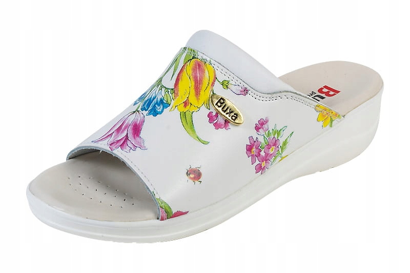 

Obuwie Klapki Medyczne Buty Buxa MED30 kwiatki 36