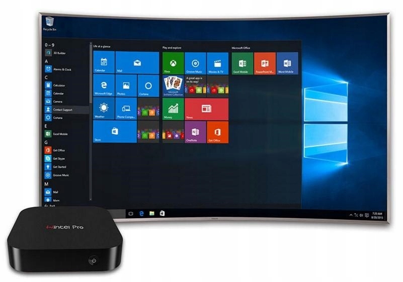 Mini PC W8 PRO 2/32GB Win 10 pasywne chłodzenie Marka Wintel