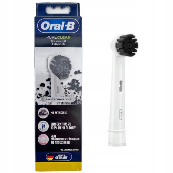 

Oryginalna końcówka Oral-B Pure Clean z węglem