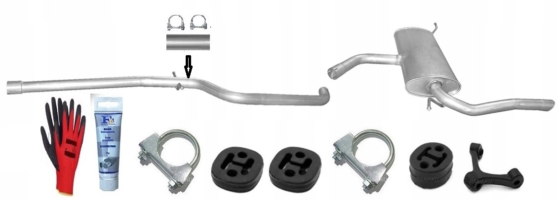 Seat Altea XL 1.9 TDi 66-77 kW (2006-12/2010) Trubka Tlumič bonus