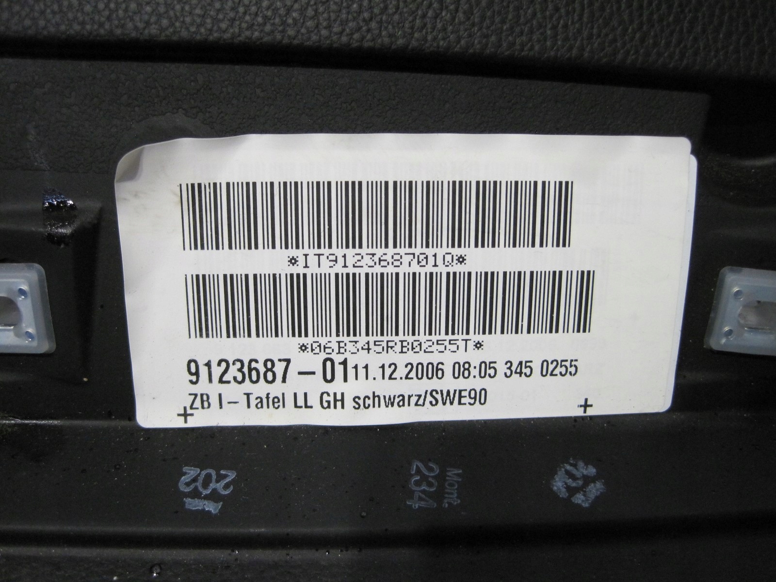 dashboard console pulpit BMW 5 E60 KUBKI START