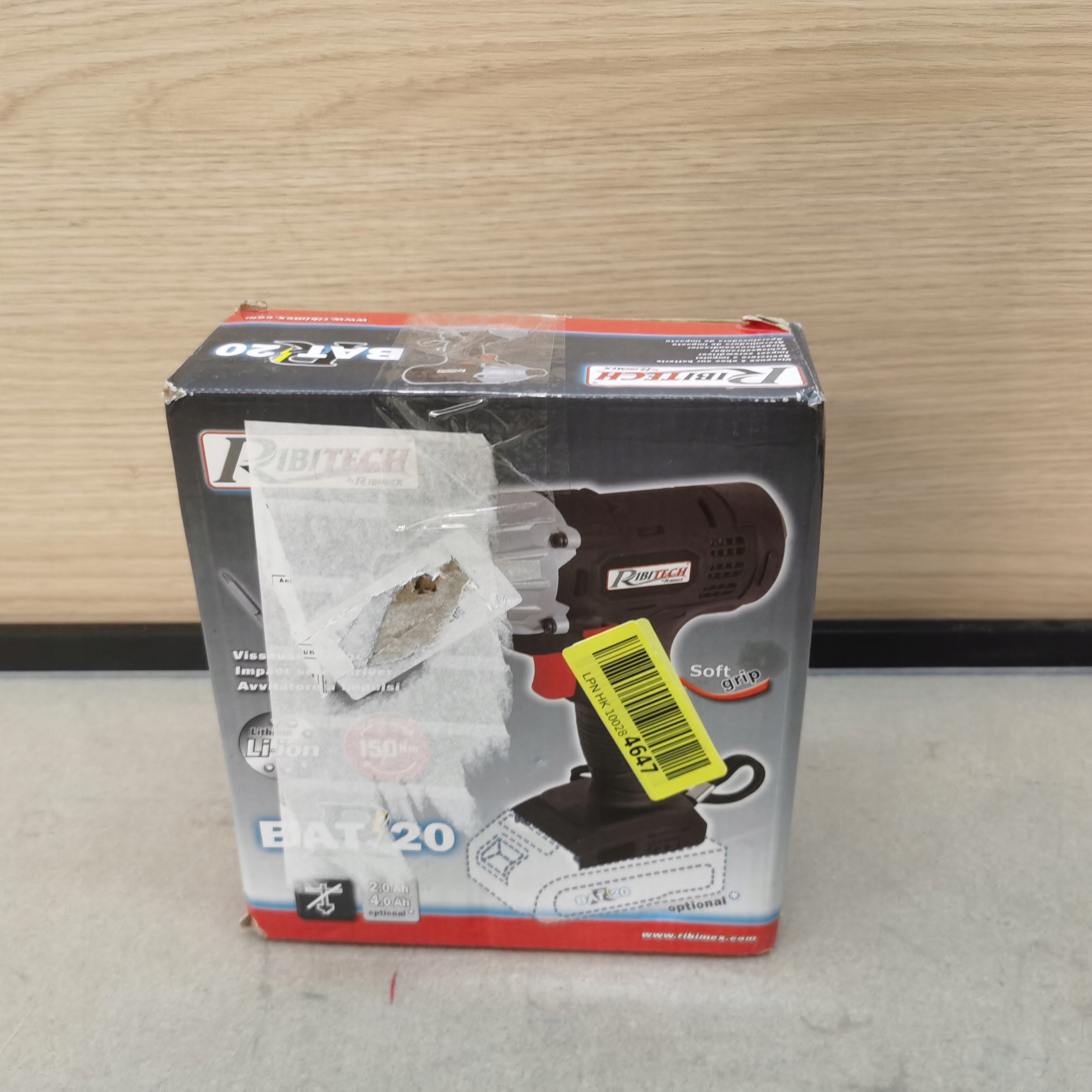 D9 Klucz udarowy Ribimex PRBAT20/VCSB RBAT20 akumulatorowy Prędkość obrotowa 1 obr./min