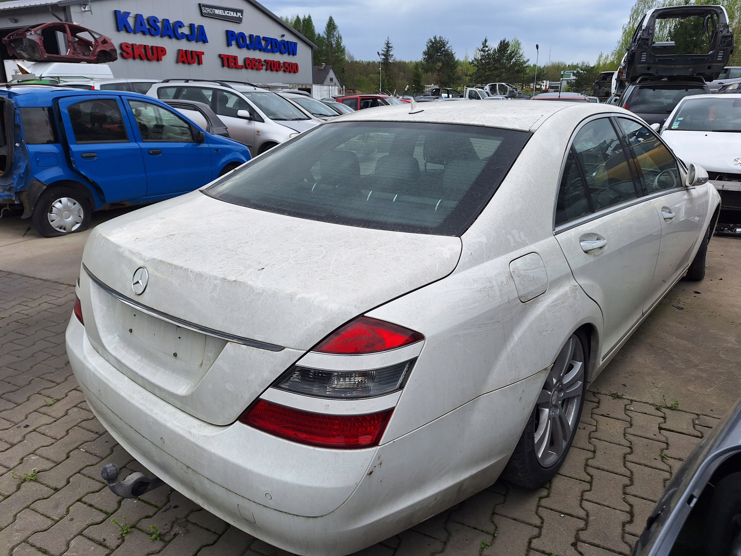 MERCEDES S-KLASA W221 221 LONG BIALE door front left 650 C650
