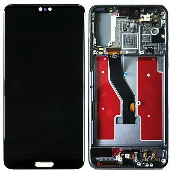 Displej Incell Huawei P20 Pro černý s rámečkem