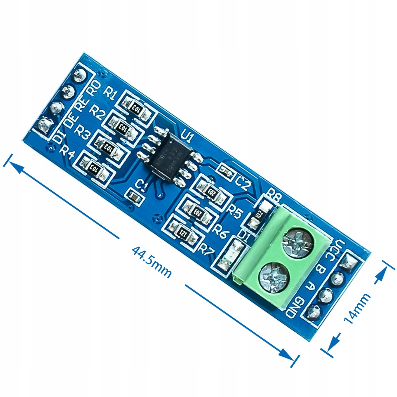 MAX485 Moduł konwerter TTL UART RS485 dla Arduino Stan opakowania oryginalne