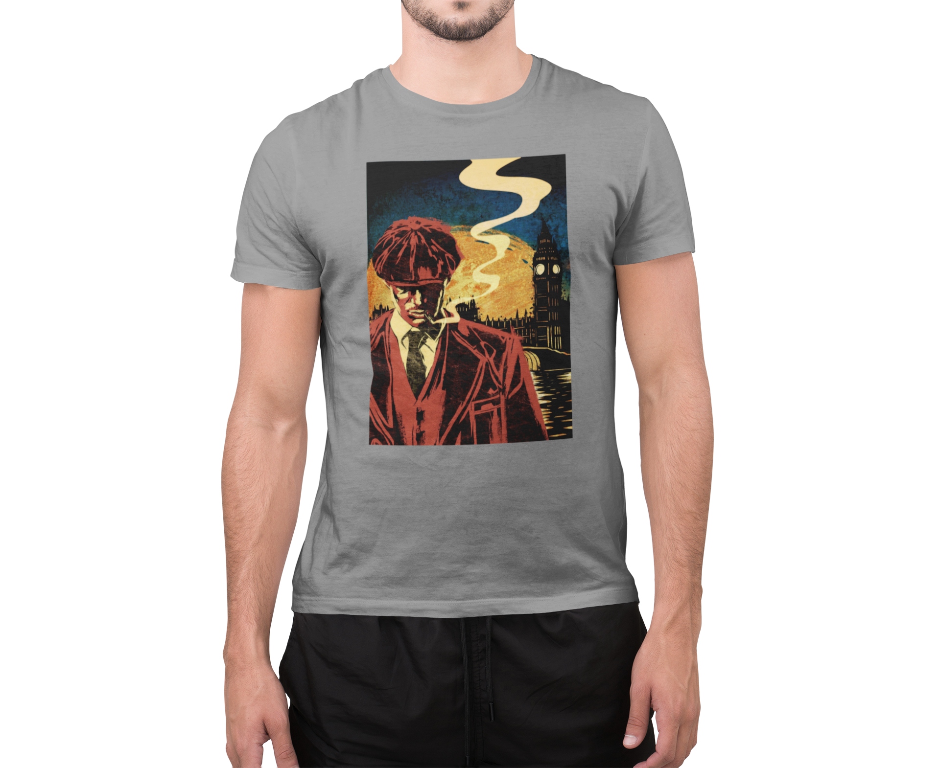 

Koszulka T-shirt Z Nadrukiem Peaky Blinders L