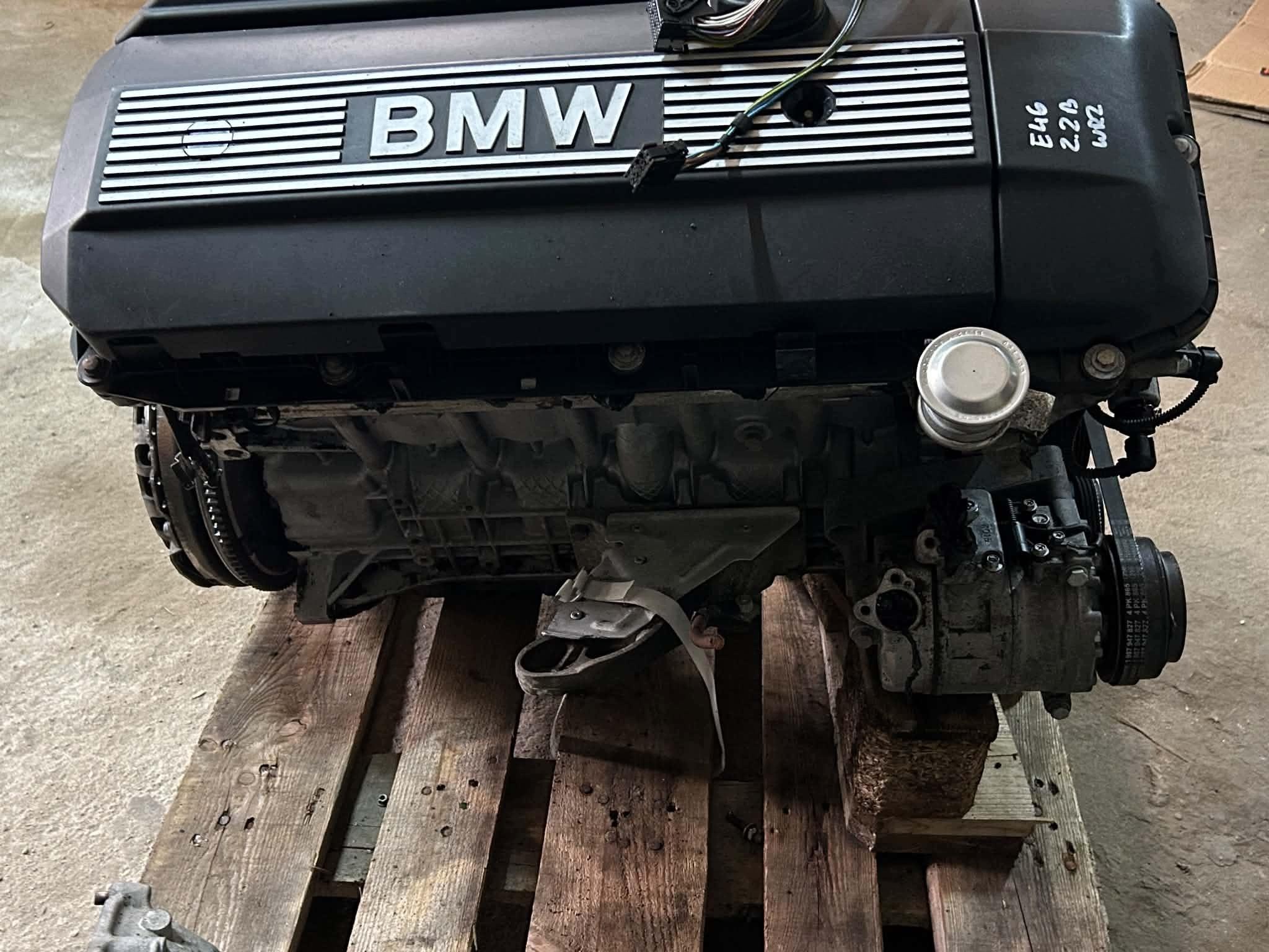 engine complete Z with accessories BMW 3 E46 LIFT 2.2 B OE 226S1 170KM SPRAWNY