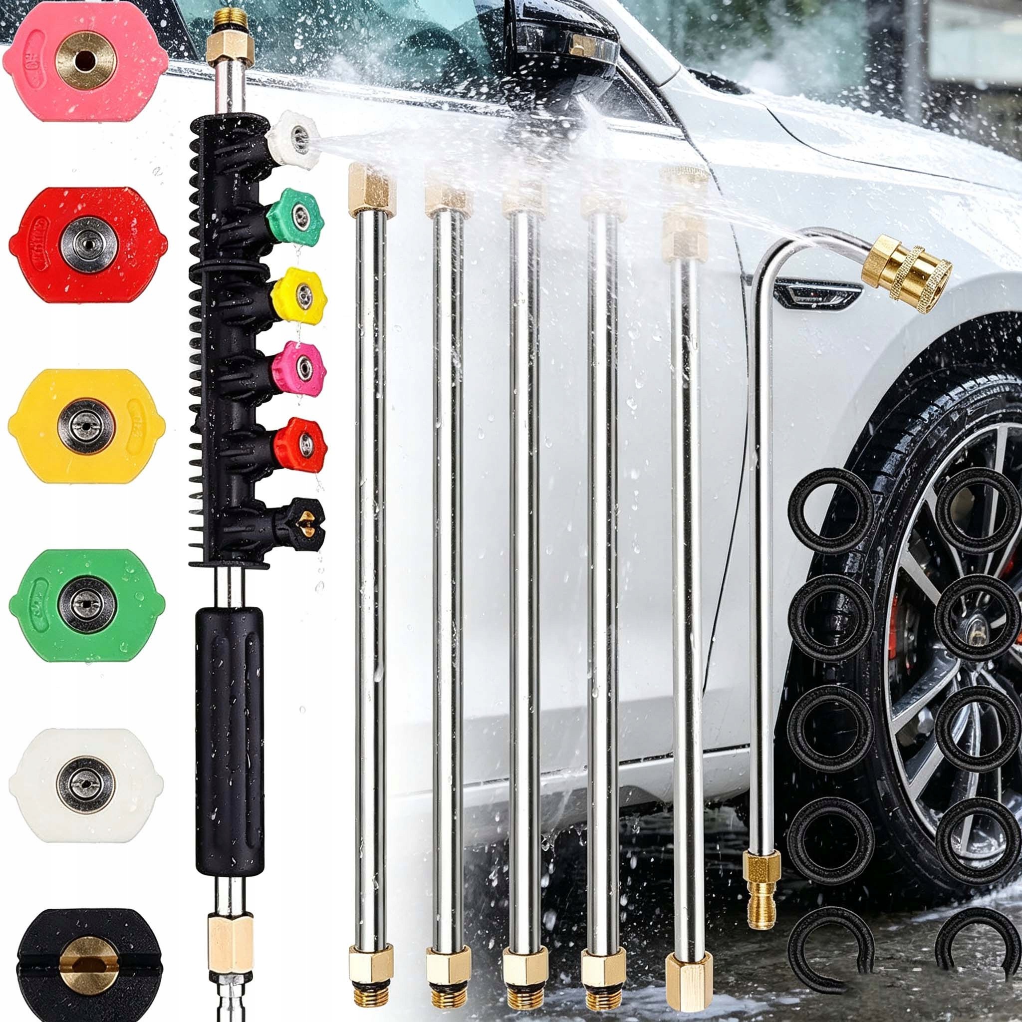 Prodloužení Pro Vysokotlakou Myčku Karcher S Zakřivenou Lankou Je Obtížné