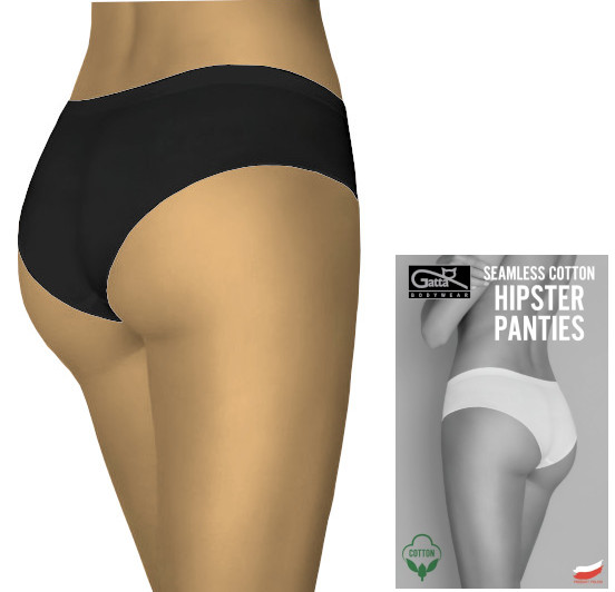 

Figi Hipster Cotton Gatta Seamless| Czarny | L