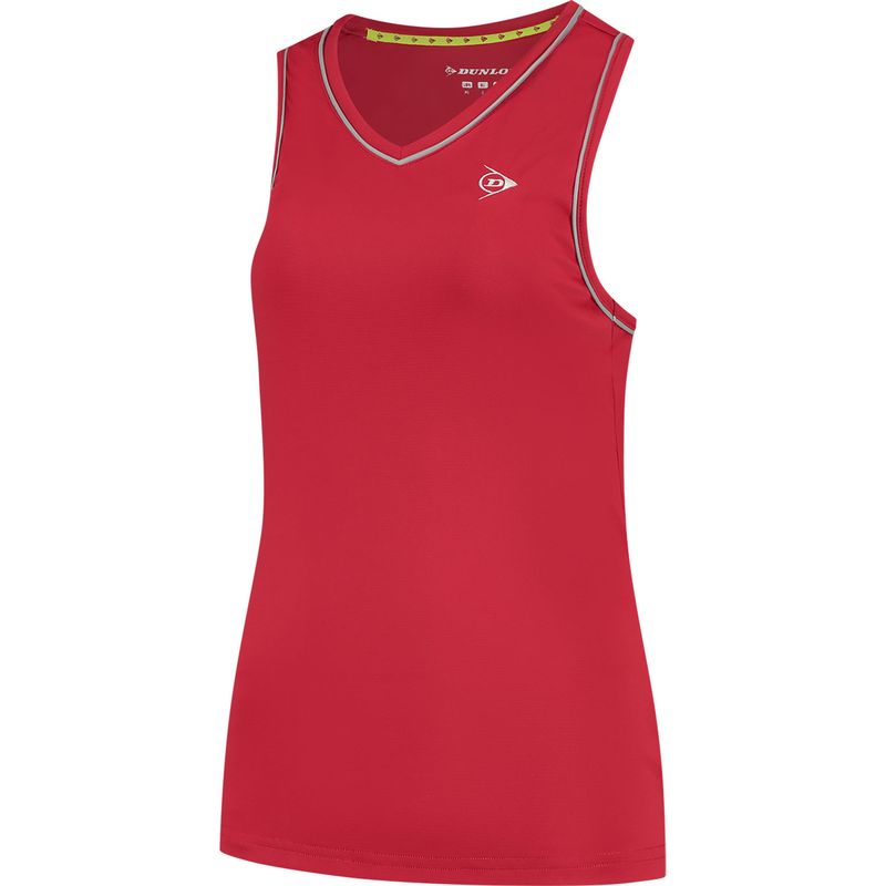 Tričko Dunlop Club Tank Top Women Jester Red M