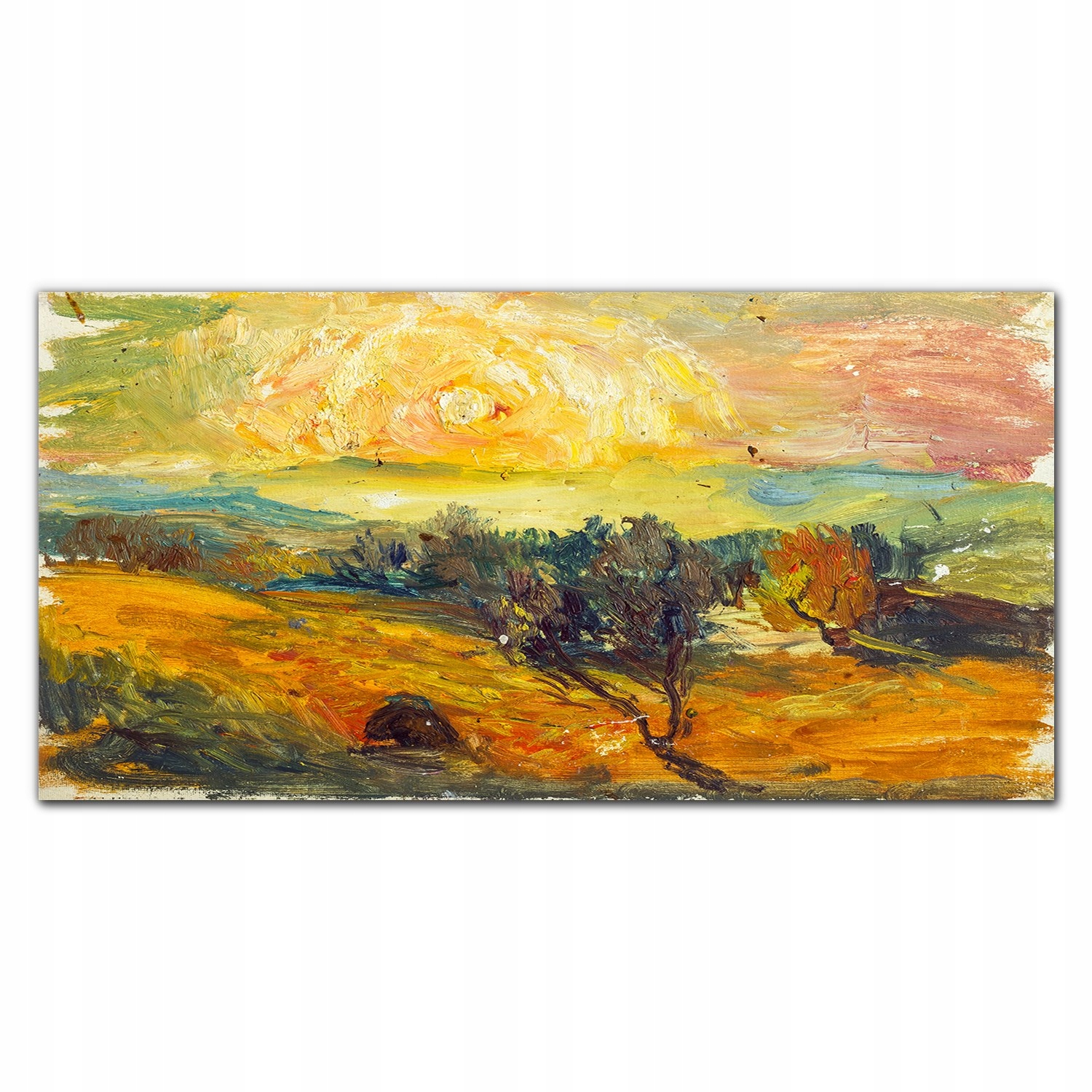 Fotoobraz na ráme plátno Západ slnka 140 x 70 cm