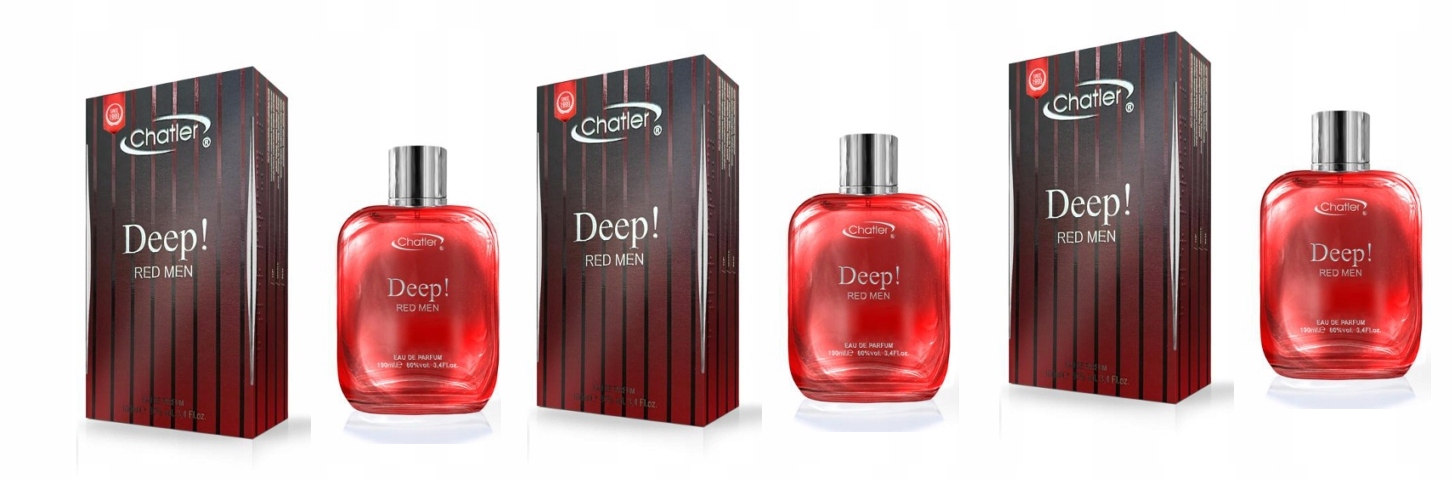 Chatler Deep! Red Men Edp 3x100ml