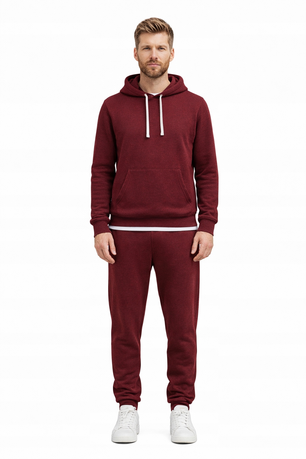 Ralph Lauren Pánská Mikina S Kapucí (klokanka) Bordó M I1J