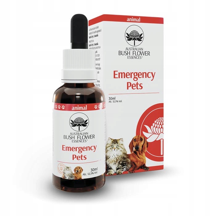 Australské květové esence Emergency pro zvířata kapky 30 ml